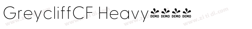 GreycliffCF Heavy字体转换